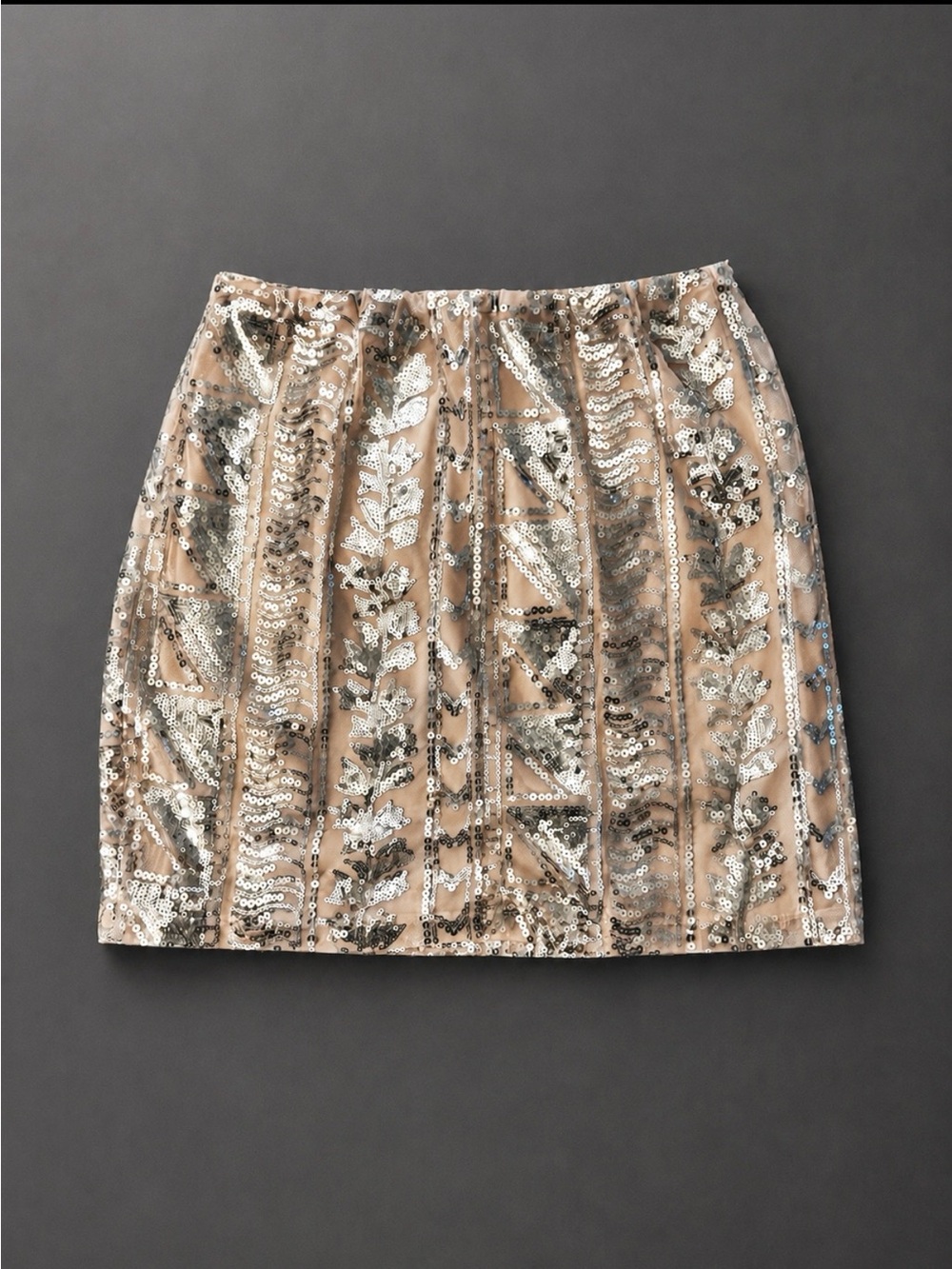 VTG Charlotte Russe Sequin Mini Skirt sz S